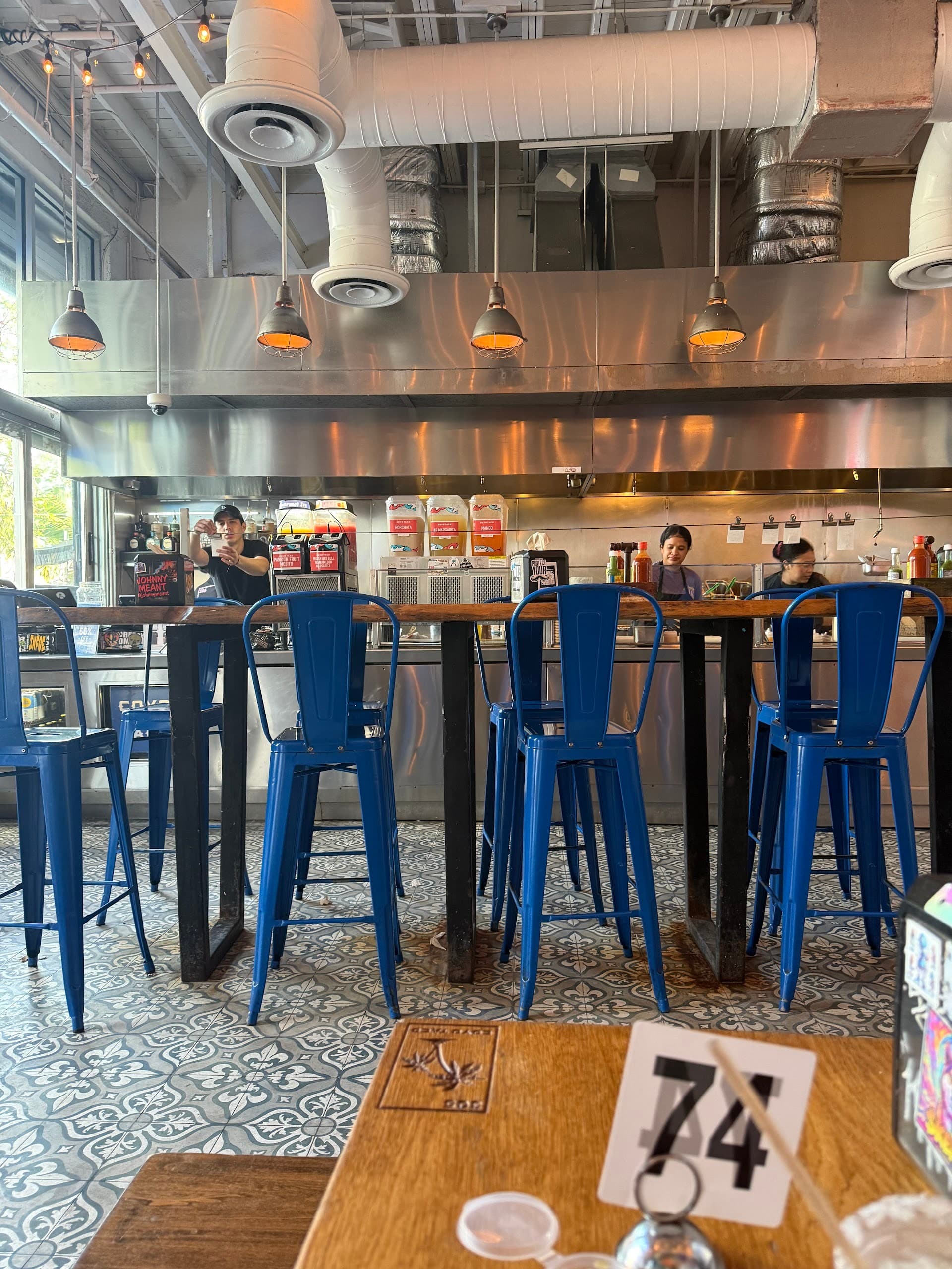 Coyo Taco interior space in Miami, vibrant ambiance