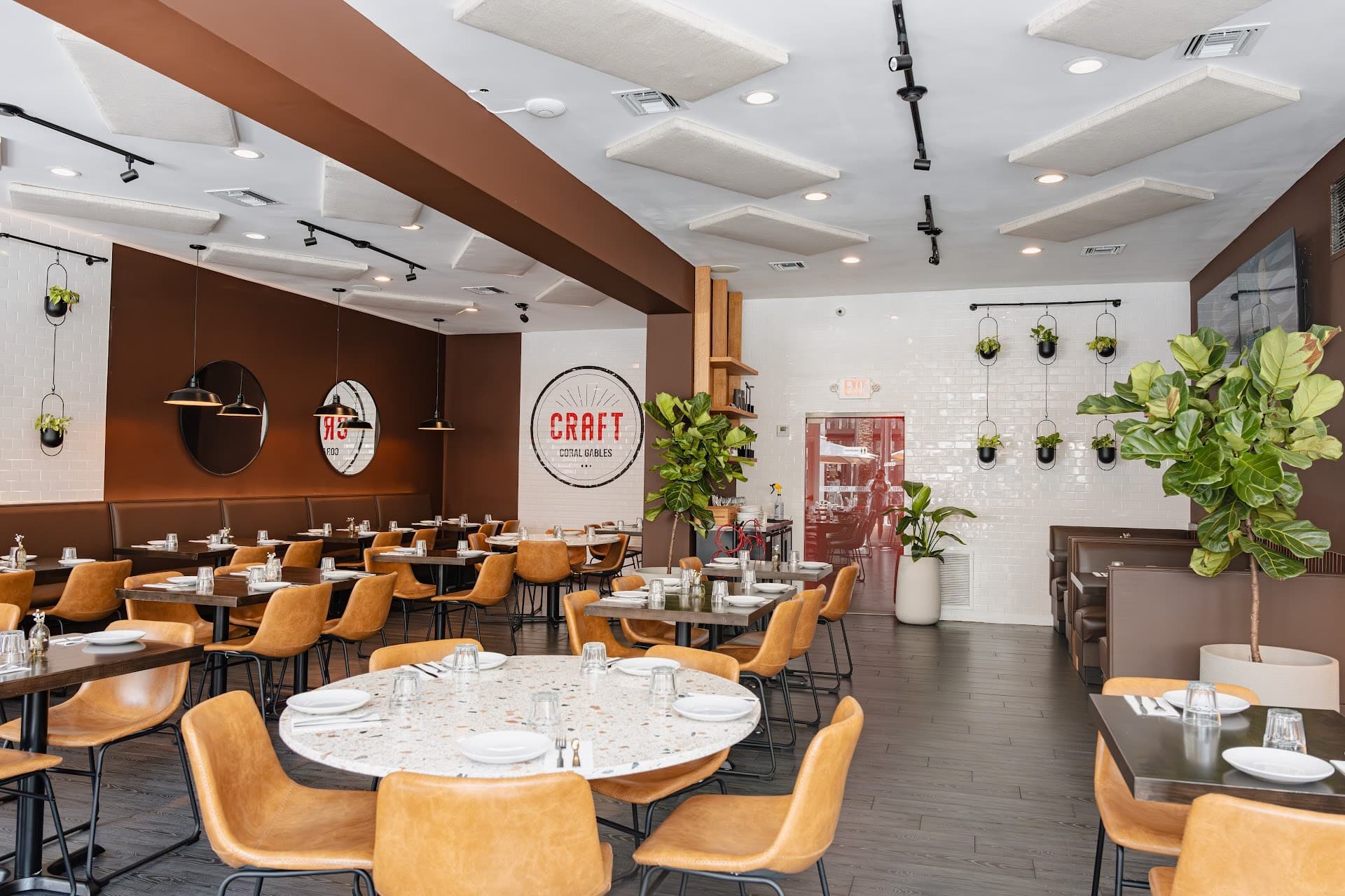 CRAFT Coral Gables interior dining area