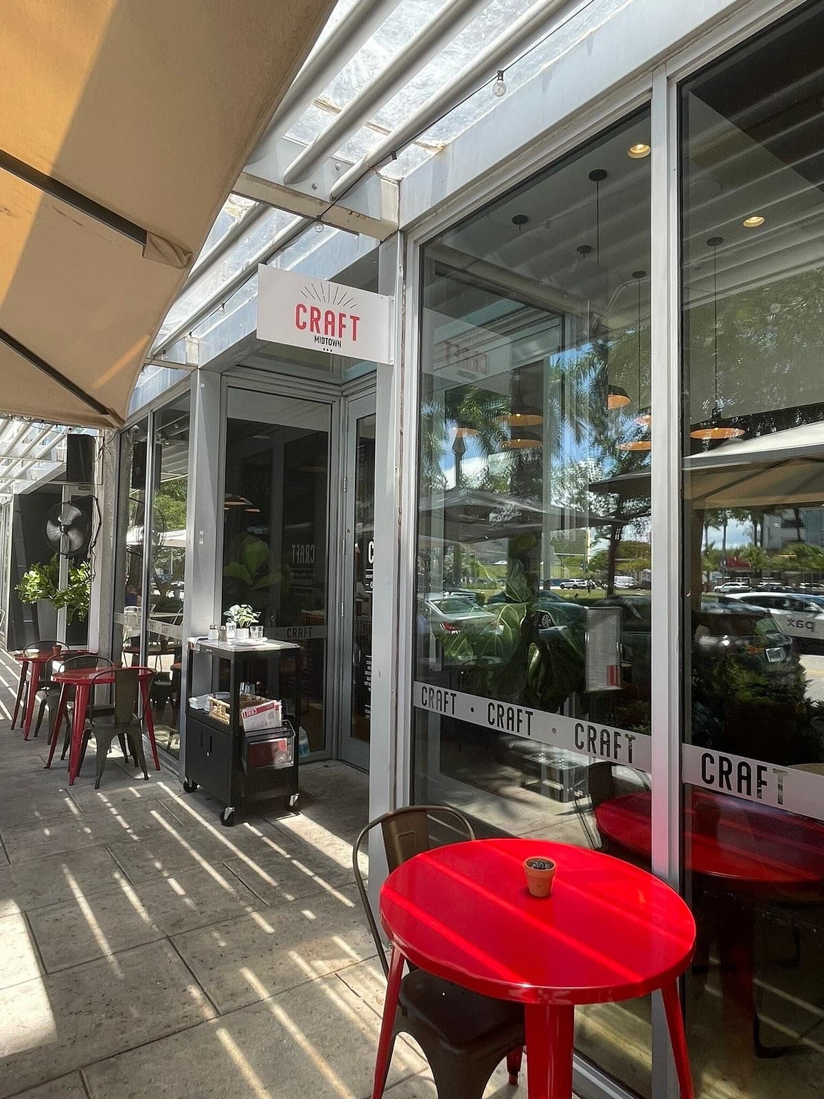 CRAFT Midtown restaurant exterior in Miami