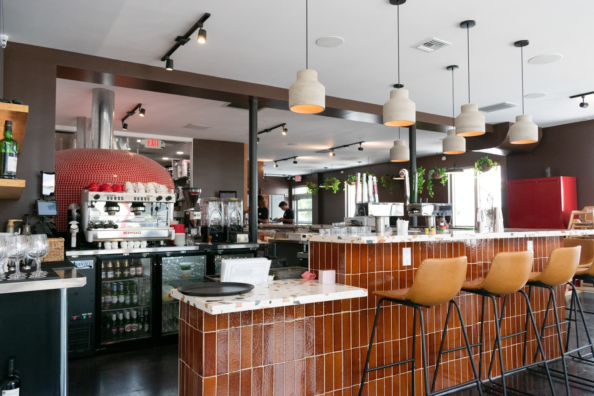 CRAFT South Miami interior dining space with bar