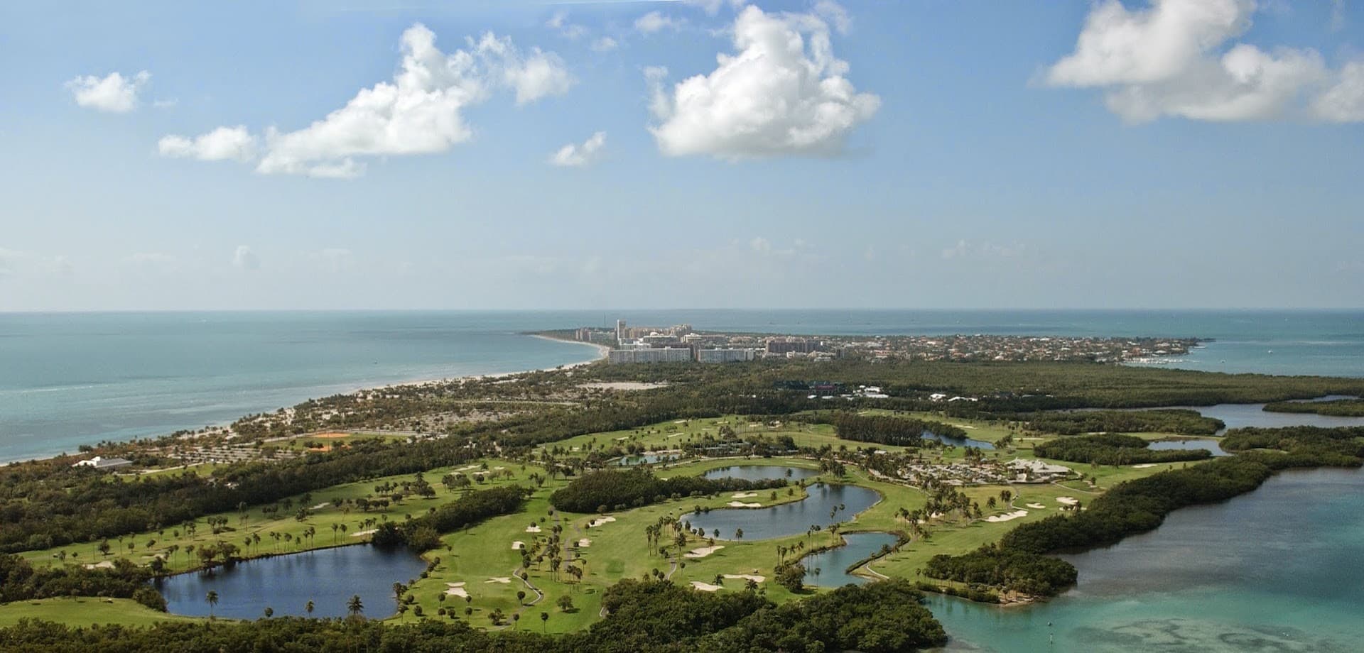 Crandon Golf at Key Biscayne aerial view