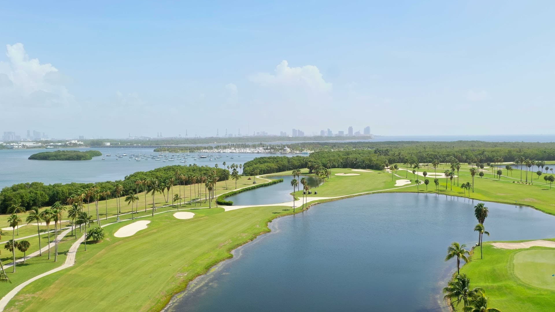 Crandon Golf at Key Biscayne golf course view