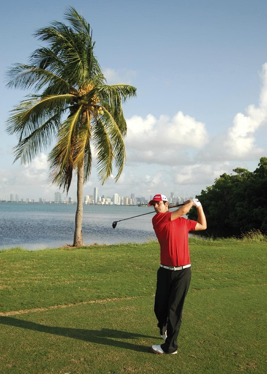 Golfing at Crandon Golf in Key Biscayne