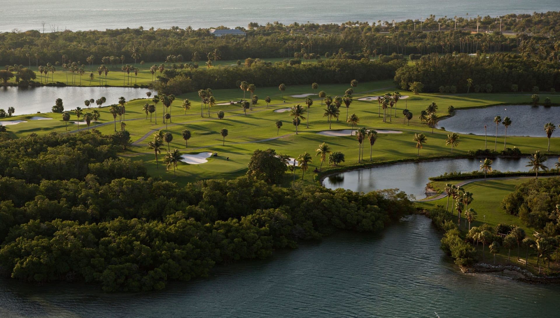 Aerial view of Crandon Golf at Key Biscayne