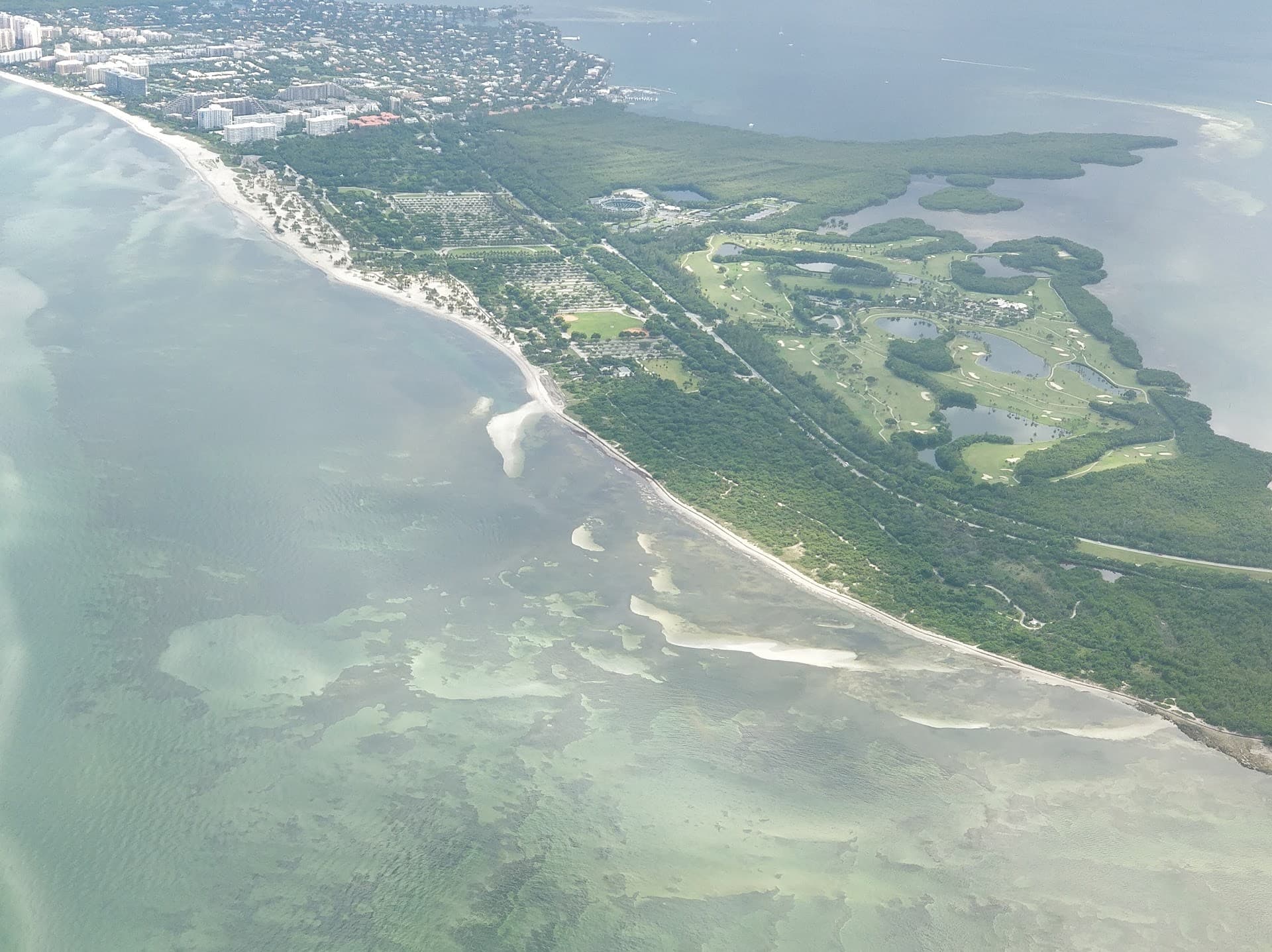 Aerial view of Crandon Golf at Key Biscayne