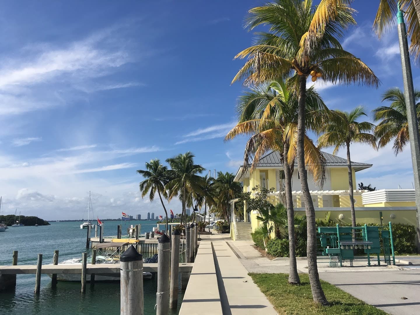 Scenic view of Crandon Park in Key Biscayne