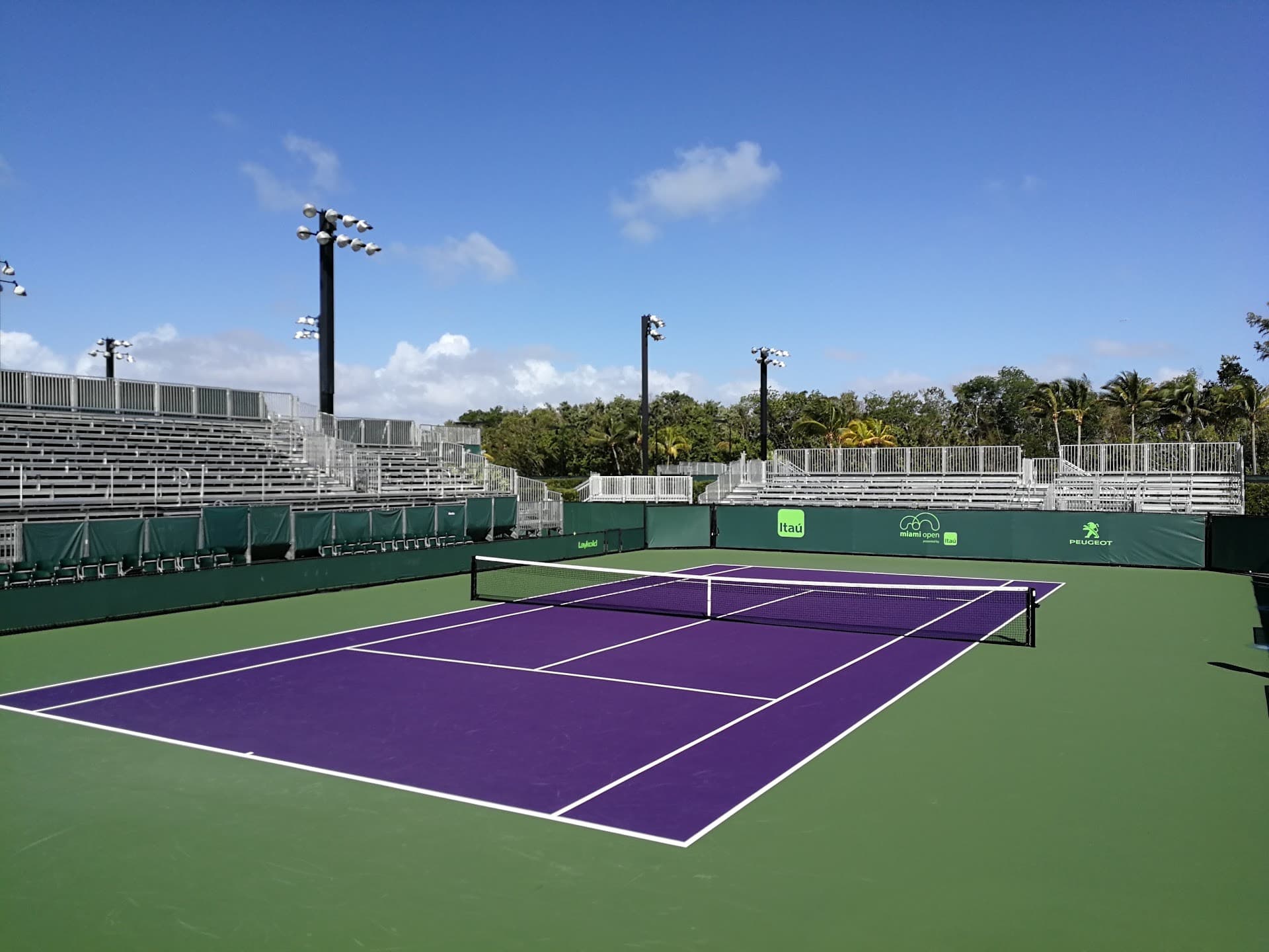 Crandon Park Tennis Center outdoor tennis courts in Key Biscayne
