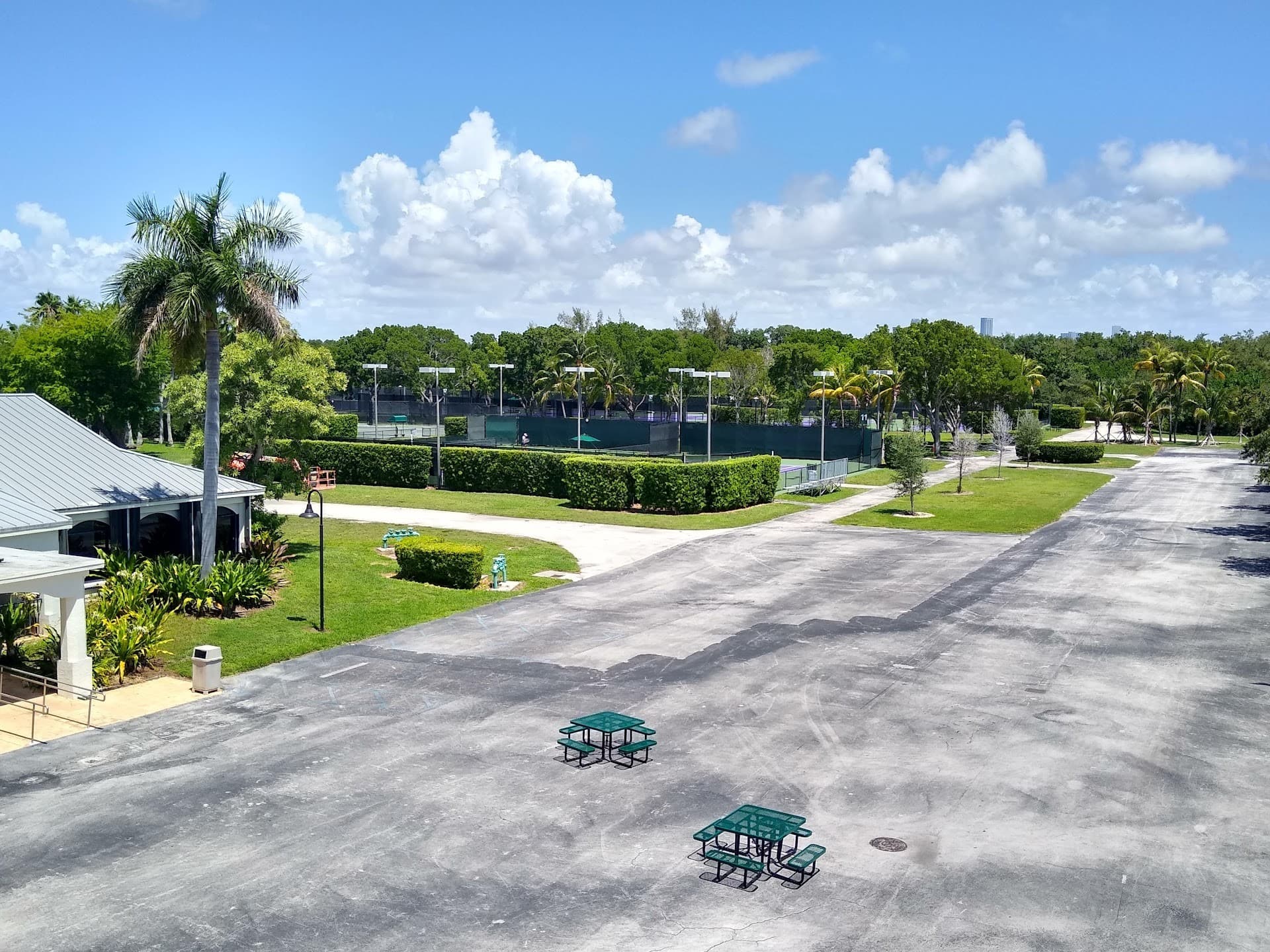 Crandon Park Tennis Center outdoor view in Key Biscayne