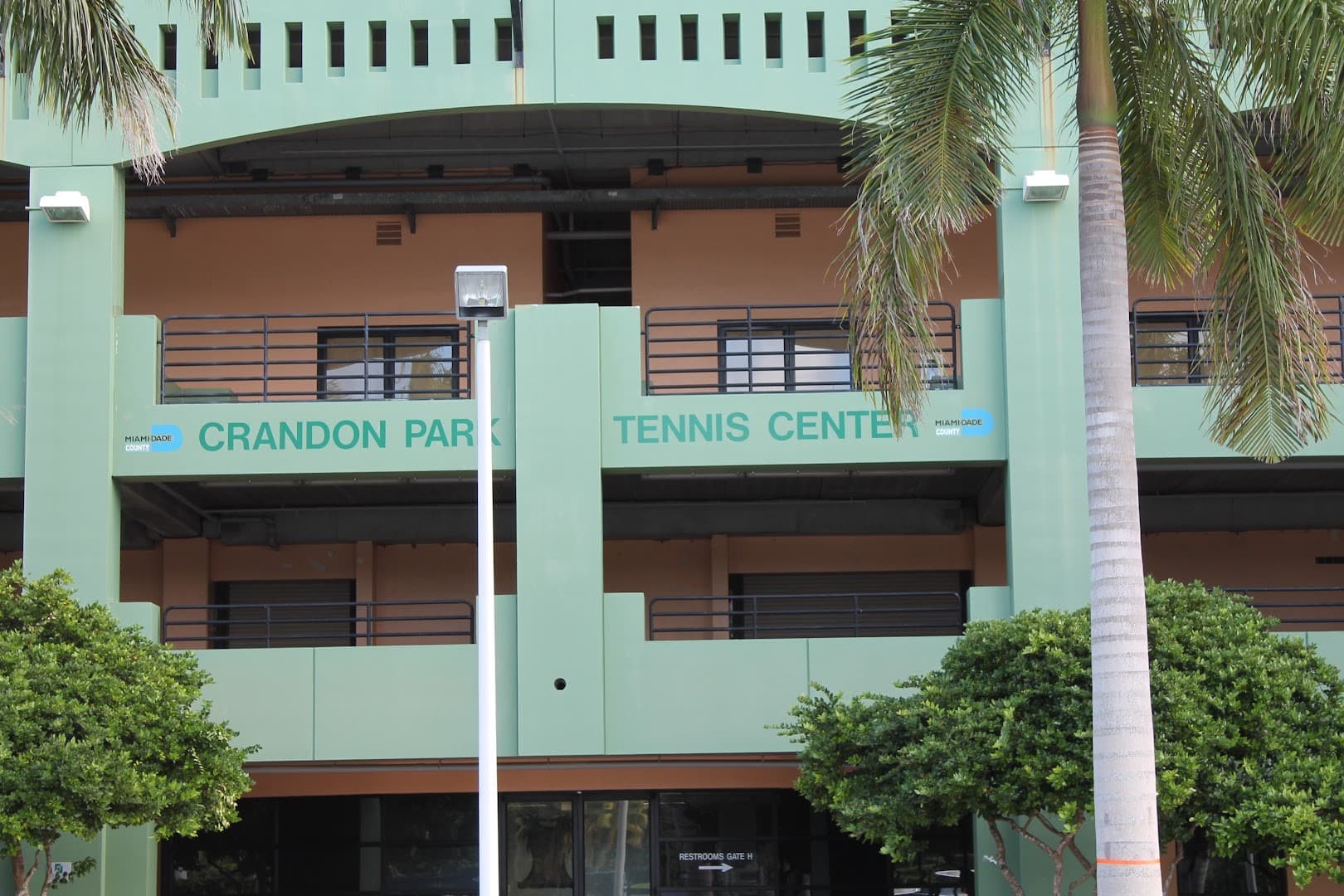 Crandon Park Tennis Center sign in Key Biscayne