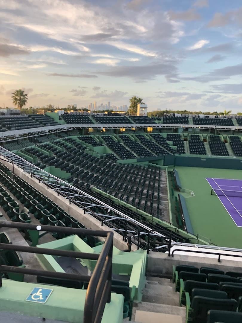 Crandon Park Tennis Center view Key Biscayne