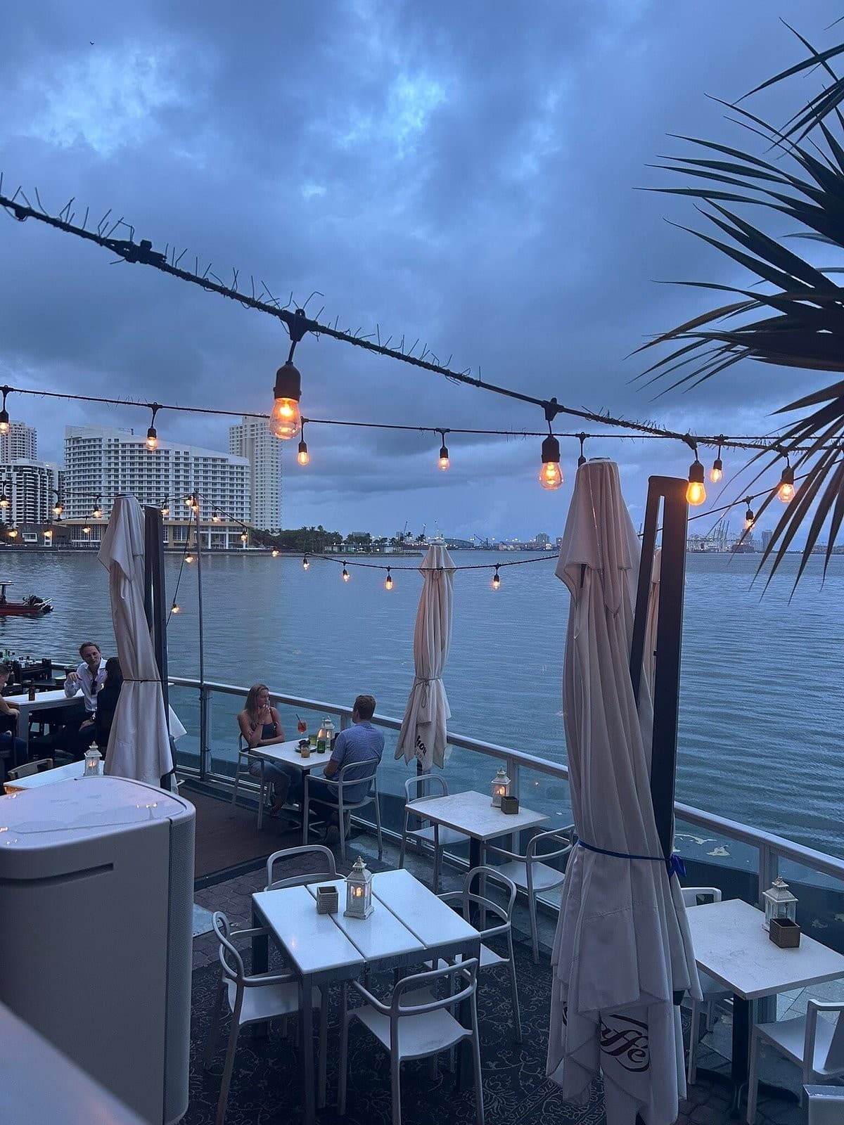 Cozy evening ambiance at Crazy About You, Miami