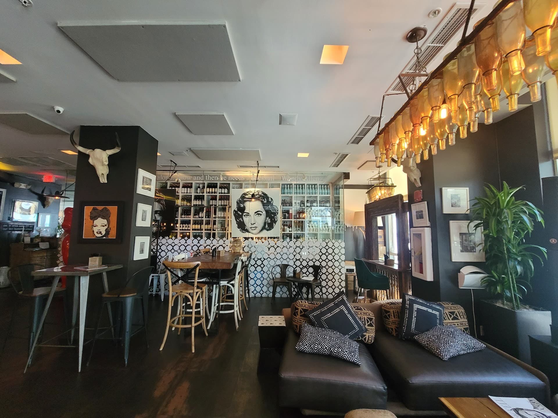 Interior view of Crazy About You restaurant in Miami