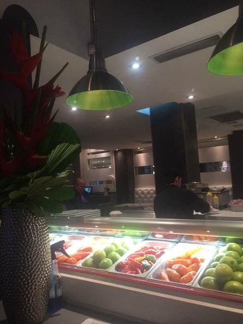 Modern dining interior at CVI.CHE 105 in Miami