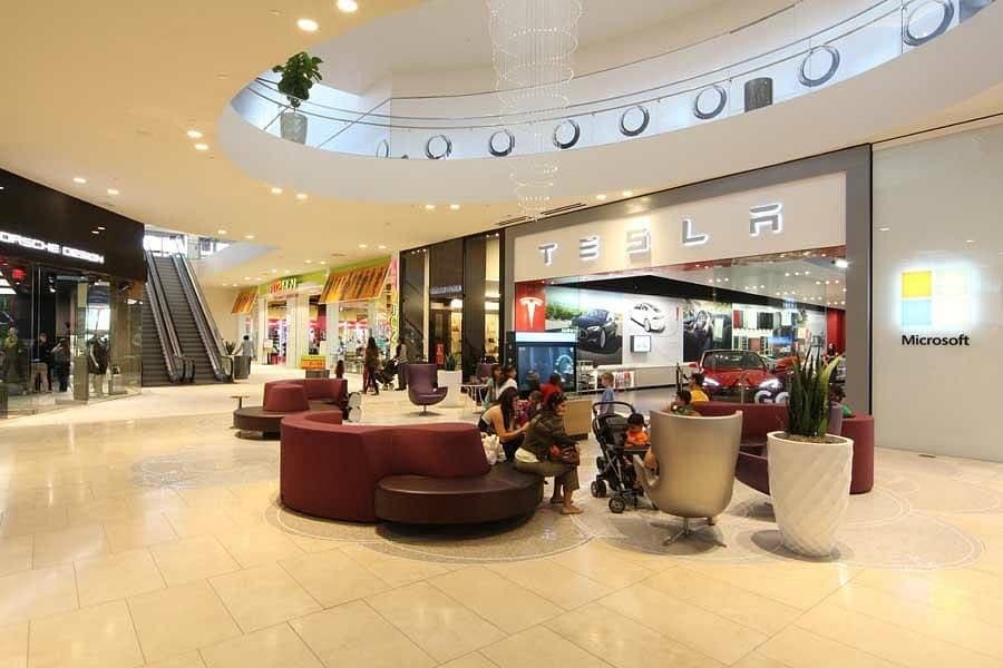Dadeland Mall interior view, Miami shopping experience