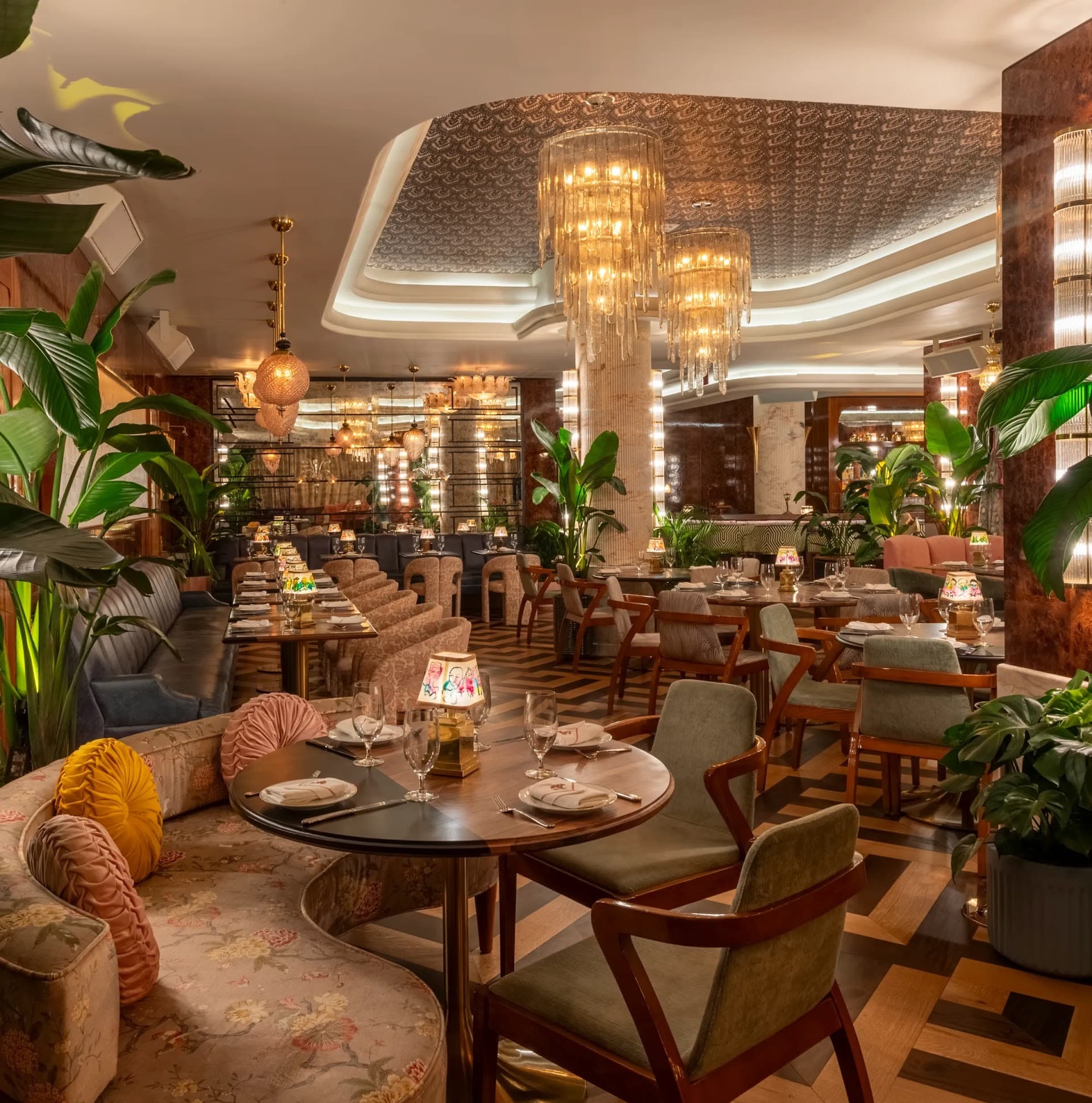 Delilah Miami elegant interior dining room