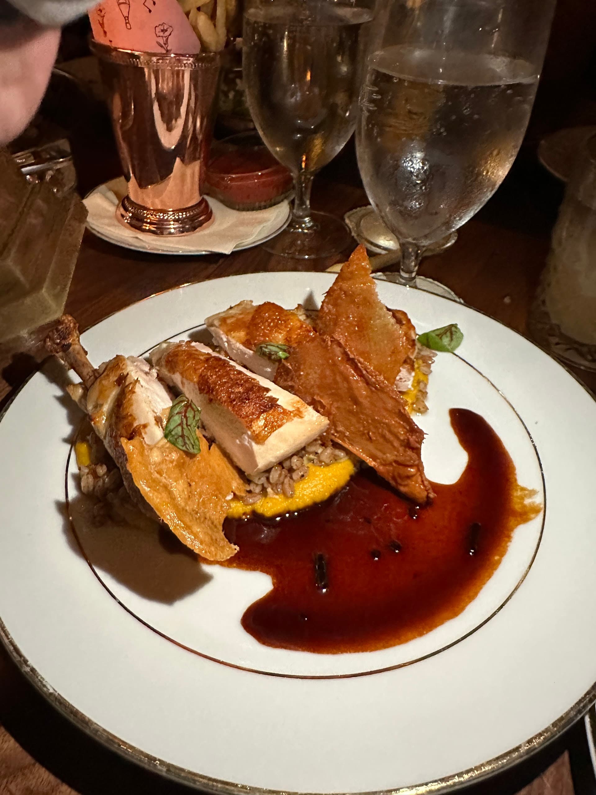 Delilah Miami gourmet dish in Miami