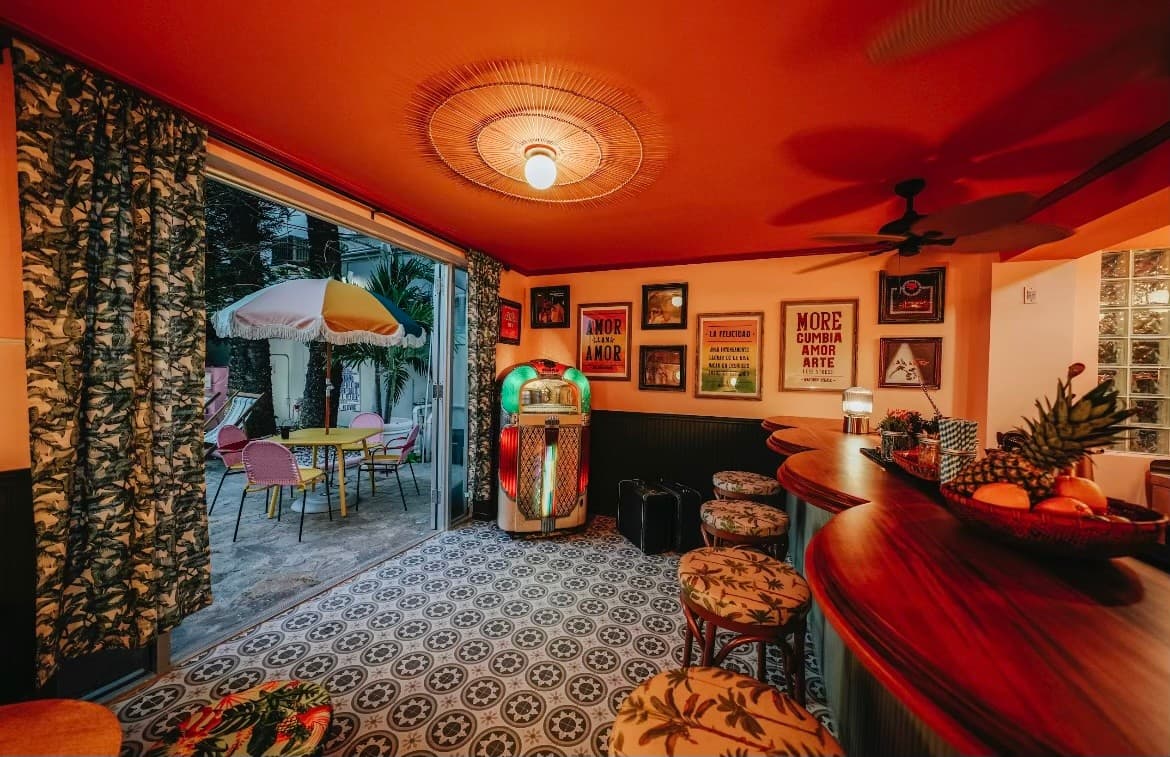 Delirio Tiki Bar by Swizzle interior in Miami Beach