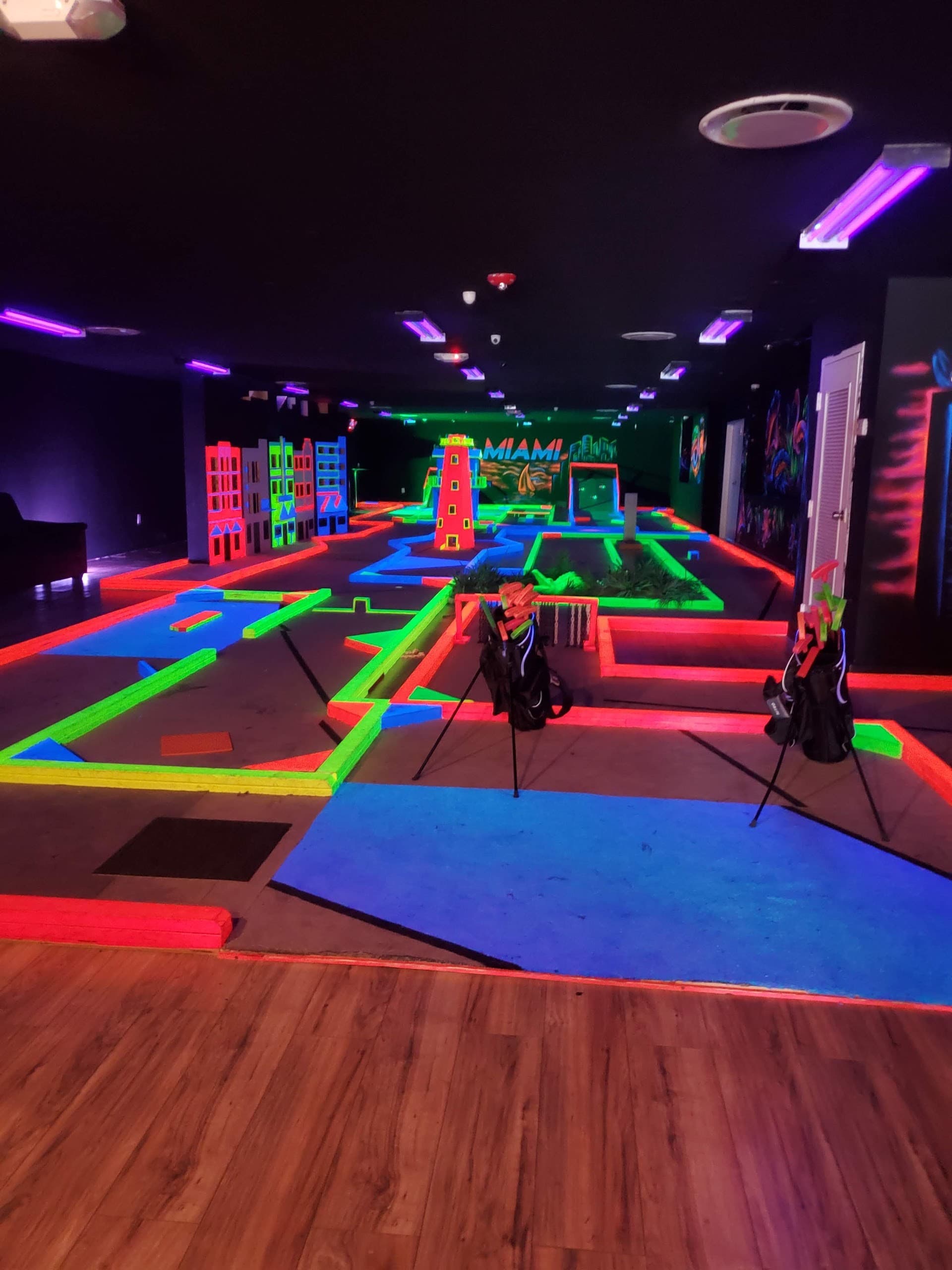 Dezerland Action Park Miami indoor mini-golf in North Miami
