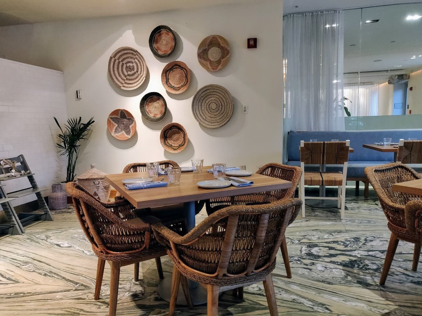 Diez y Seis restaurant interior in Miami Beach