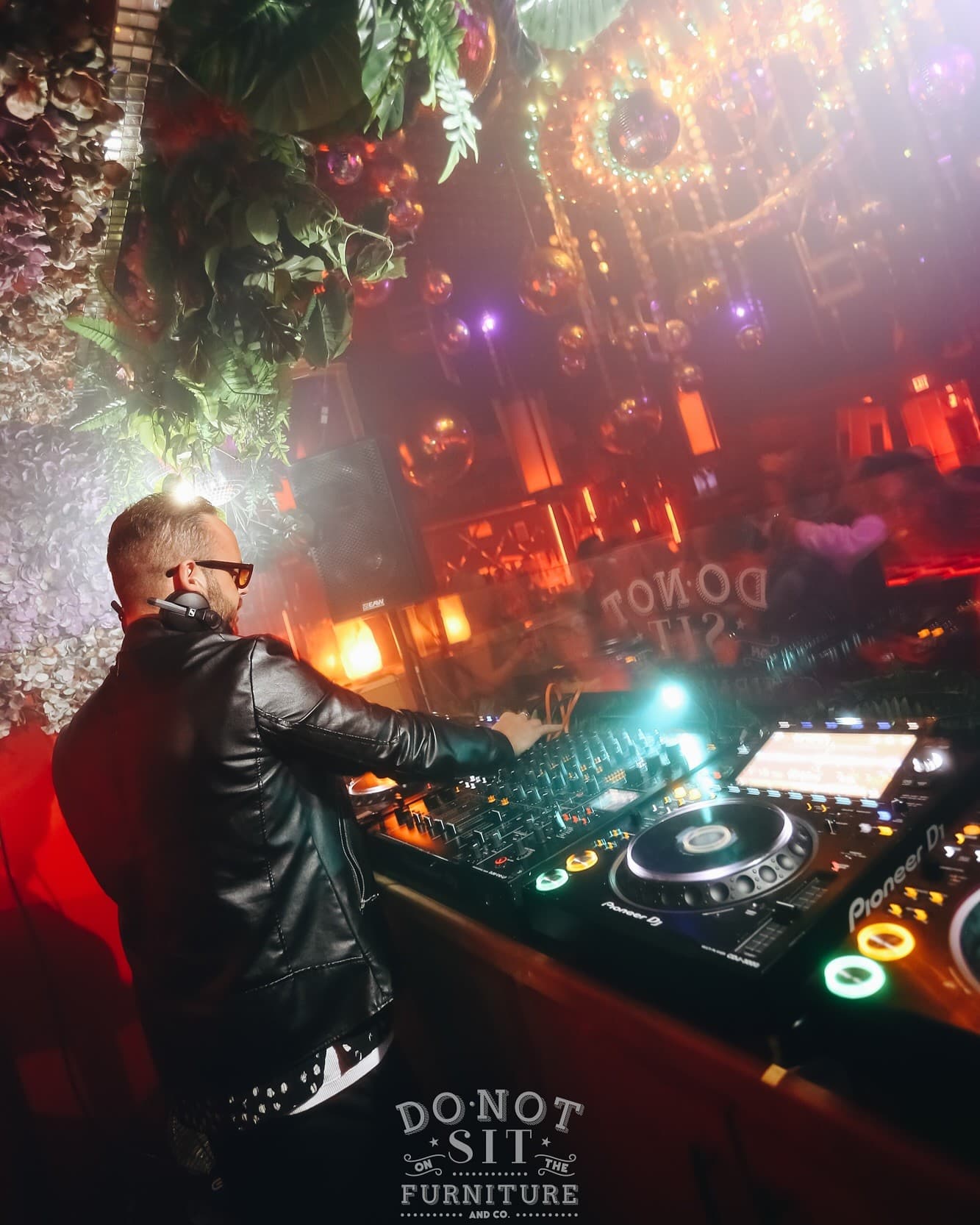 DJ performing at Do Not Sit On The Furniture in Miami Beach