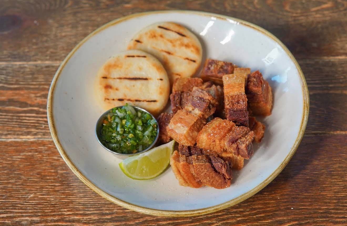 Delicious dish from Doggi's Arepa Bar in Miami