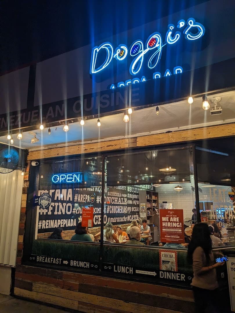 Doggi's Arepa Bar exterior in Miami