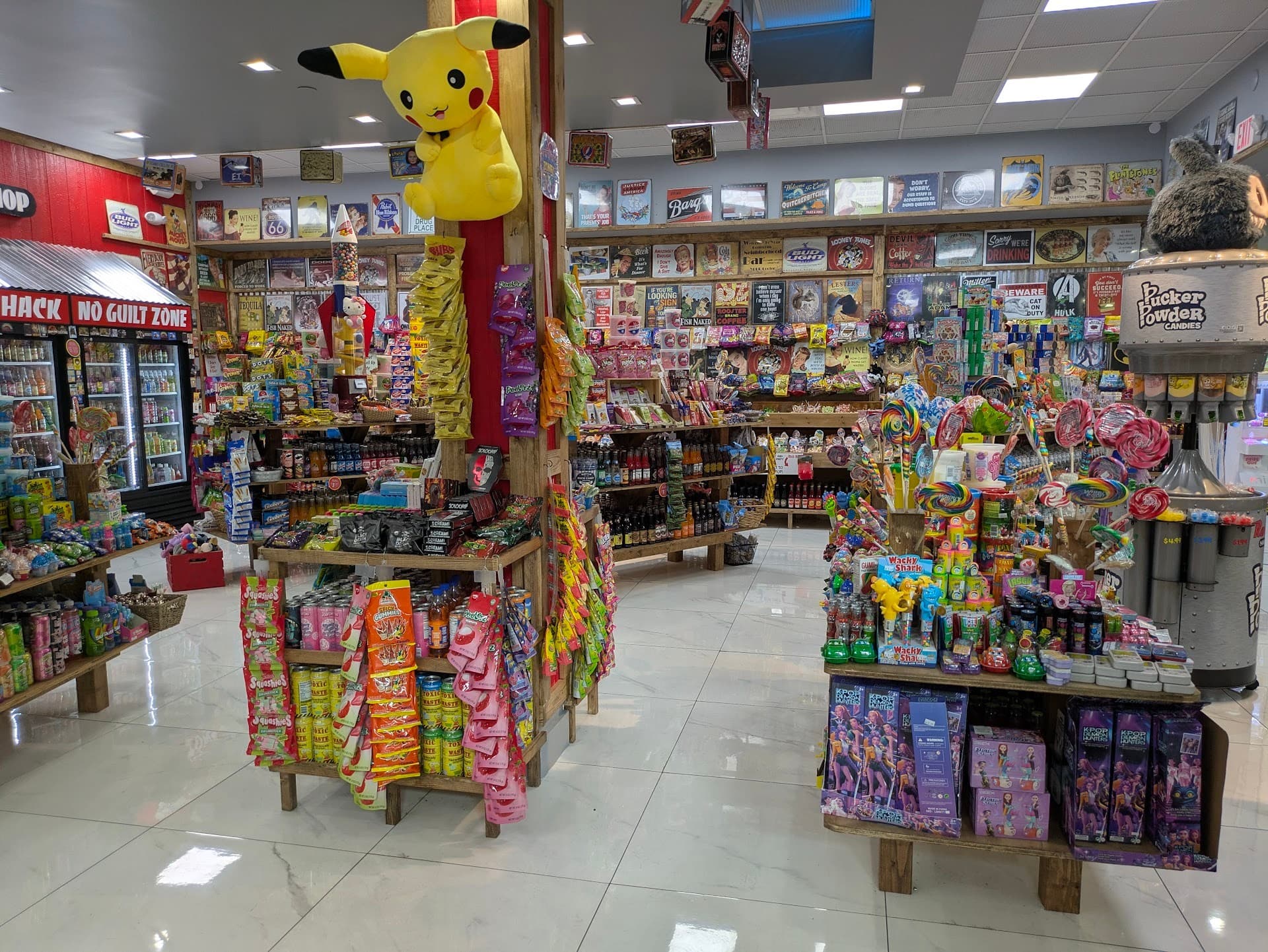 Colorful candy store inside Dolphin Mall in Miami