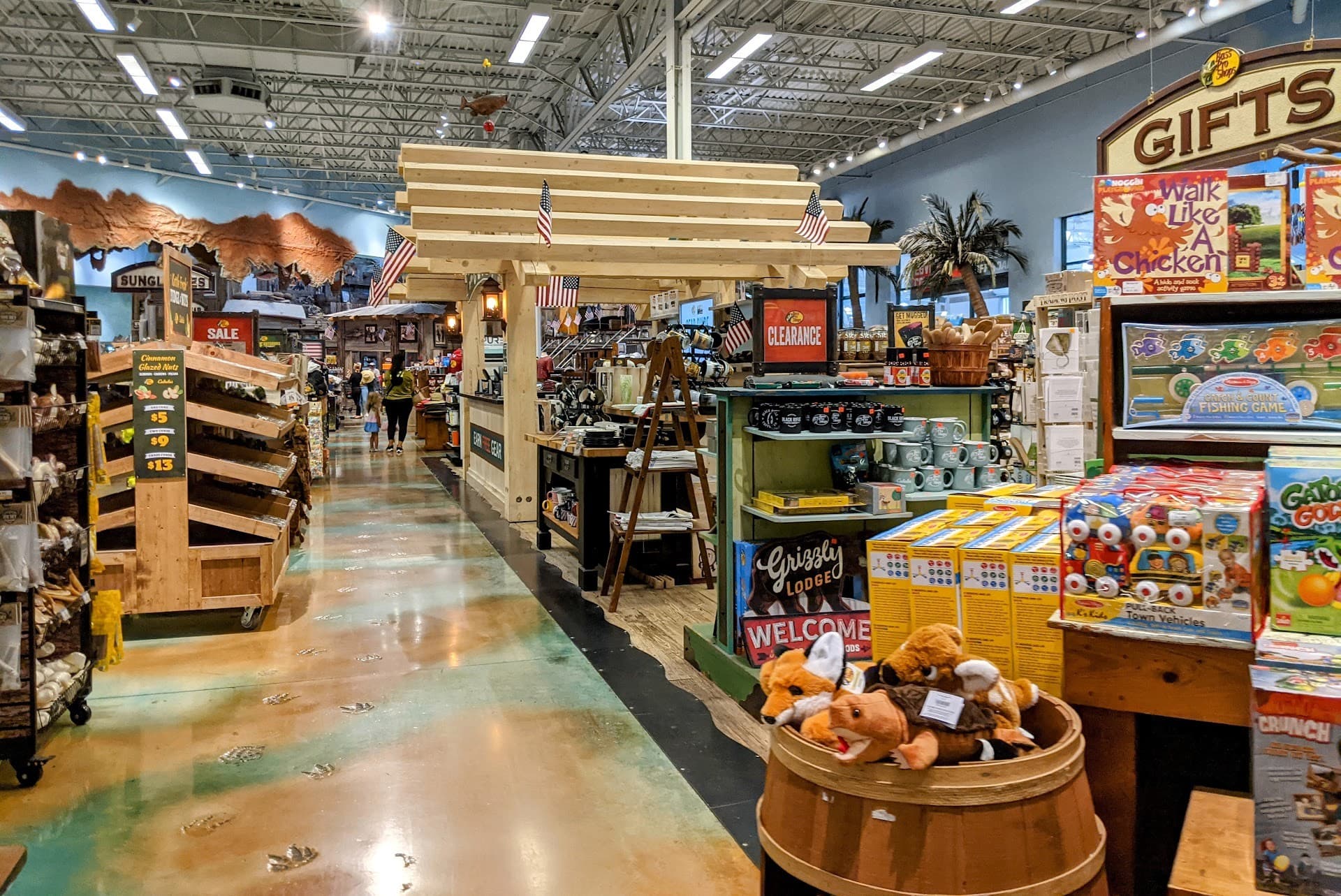 Interior view of Dolphin Mall in Miami, showcasing stores and gifts
