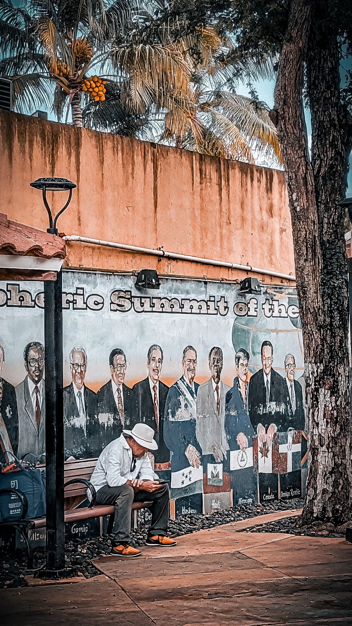Mural at Domino Park in Miami