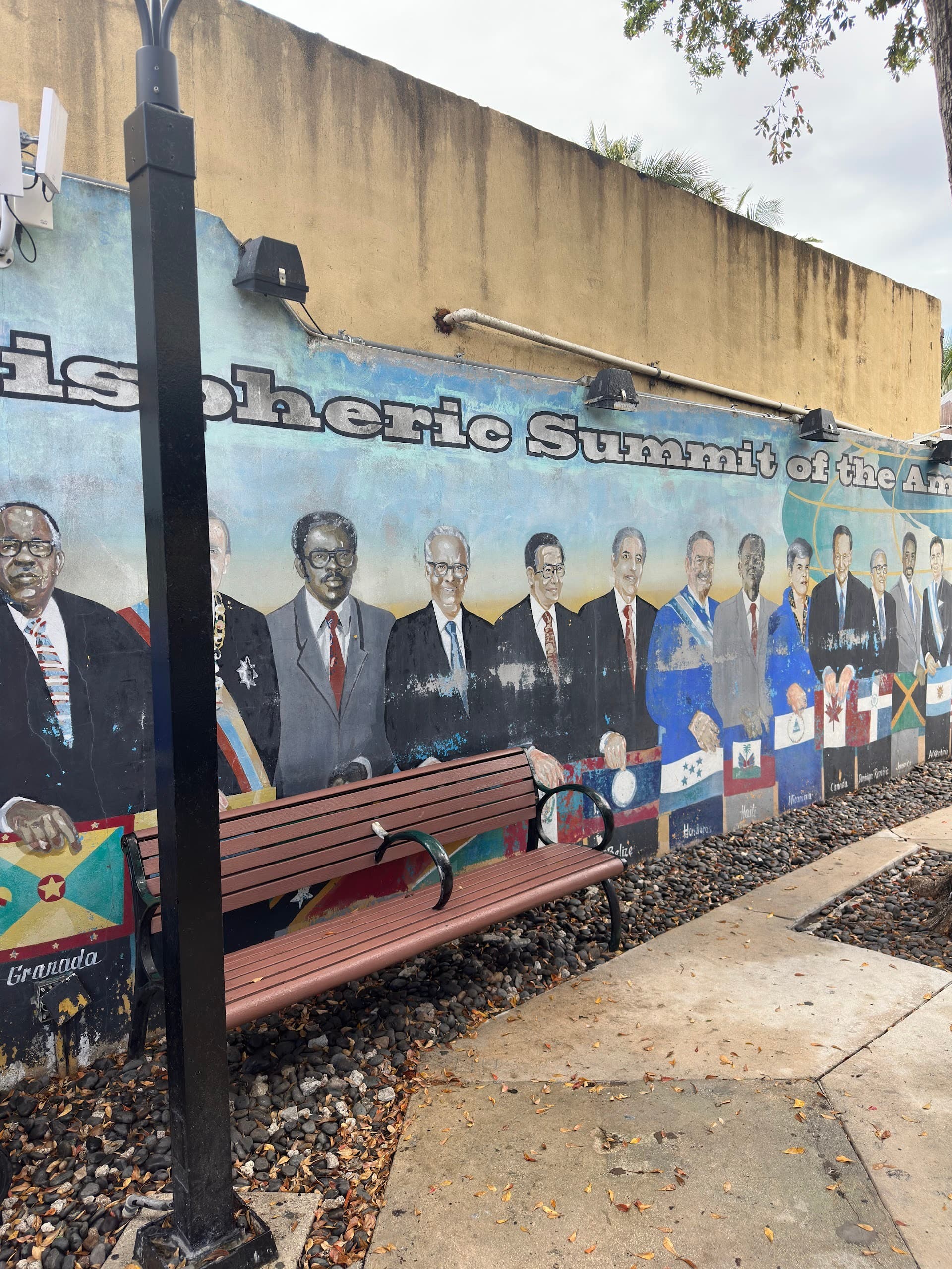 Mural at Domino Park in Miami
