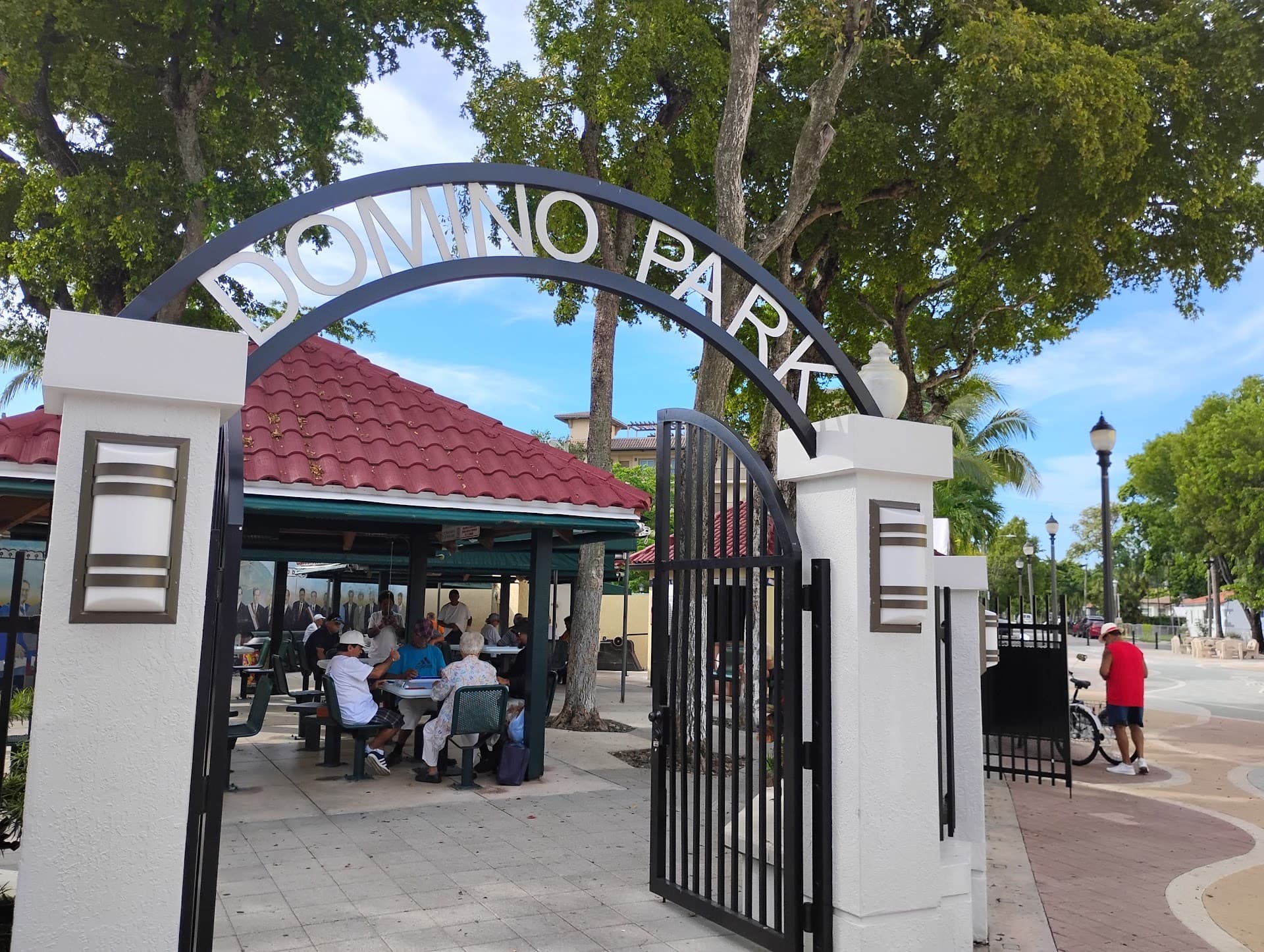 Domino Park entrance sign in Miami