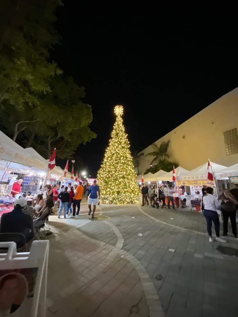 Christmas tree at Domino Park in Miami