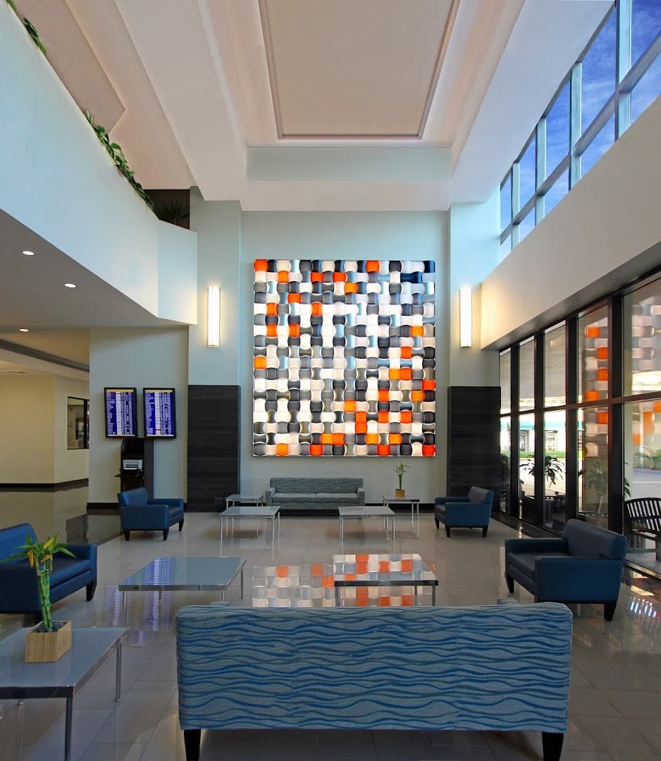 Modern lobby at DoubleTree by Hilton Hotel Miami Airport & Convention Center