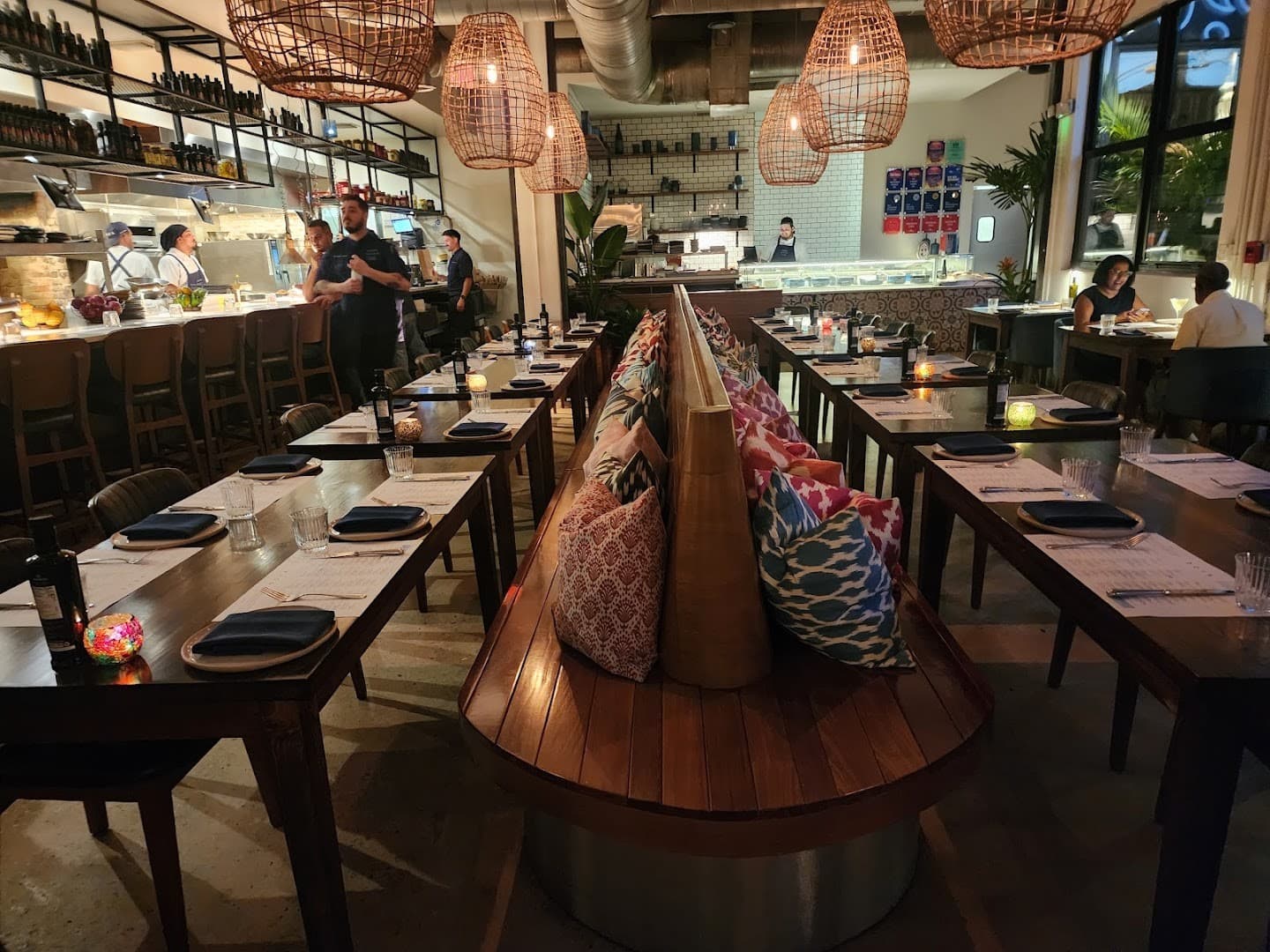 Doya restaurant interior in Miami