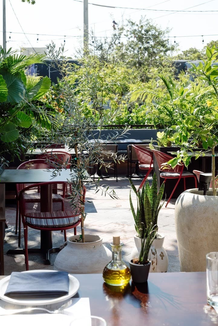 Patio at Doya restaurant in Miami