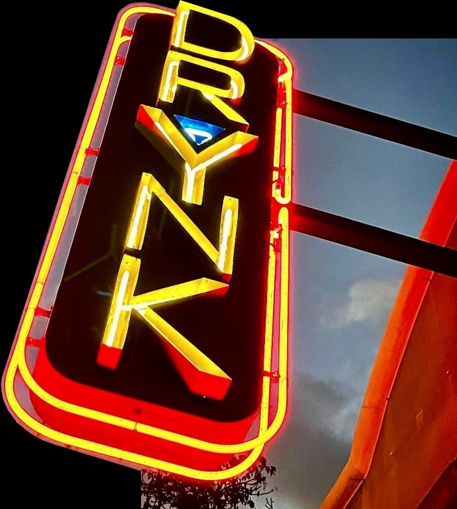 DrYnk Bar & Lounge neon sign in Wilton Manors