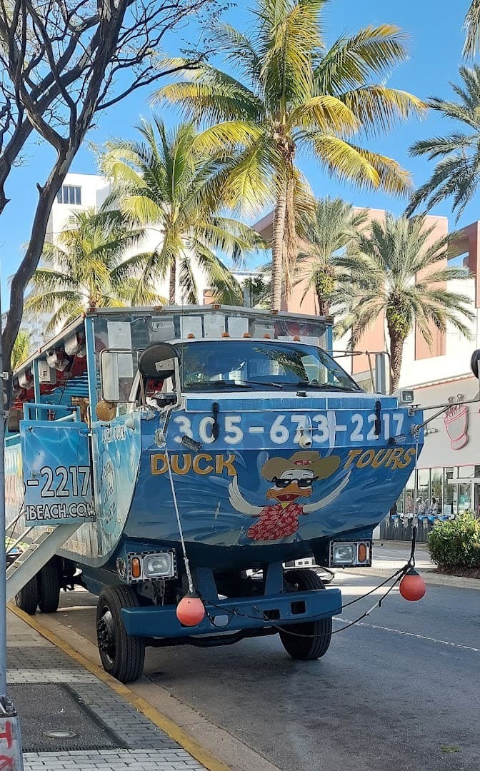 Duck Tours South Beach vehicle in Miami Beach