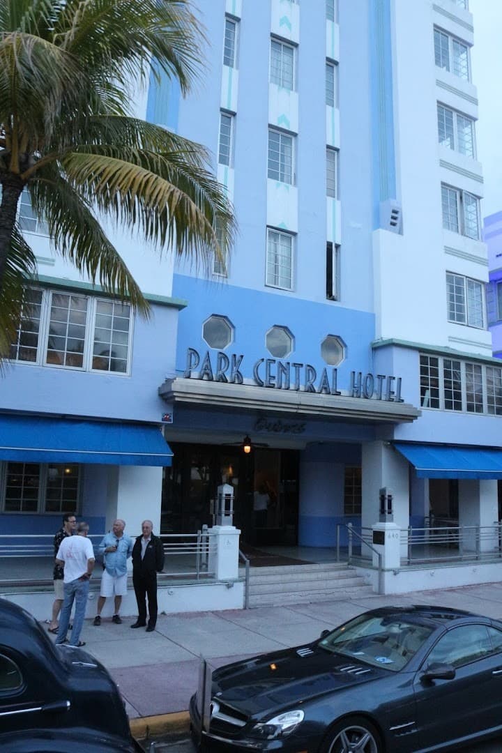 Park Central Hotel entrance in Miami Beach