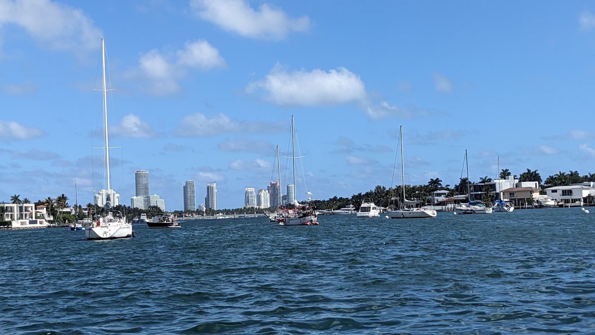 Scenic view of Duck Tours South Beach in Miami Beach