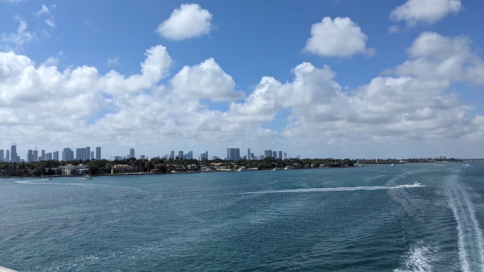 Scenic view of Miami Beach from Duck Tours South Beach