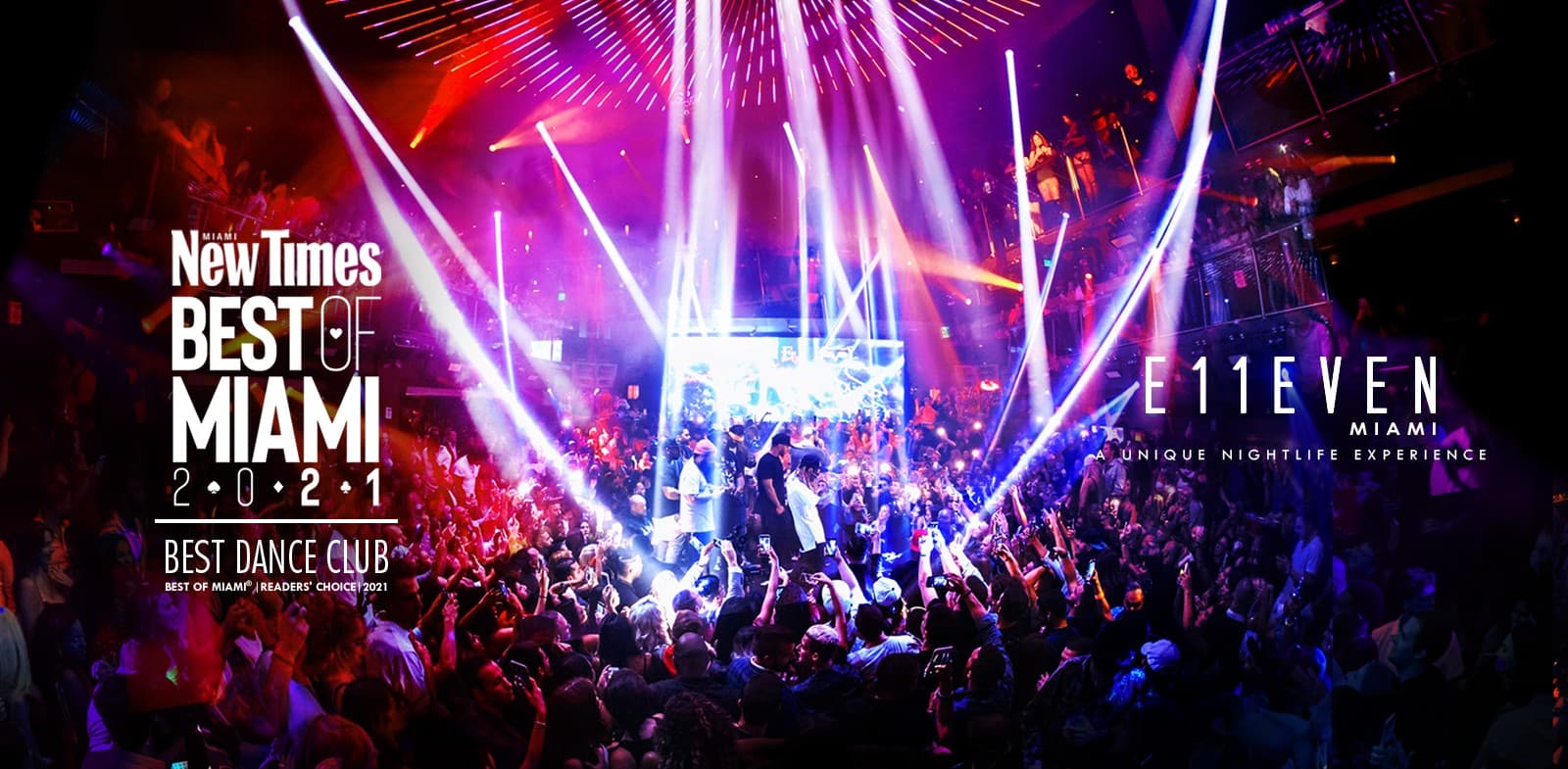 E11EVEN MIAMI nightlife scene with vibrant atmosphere