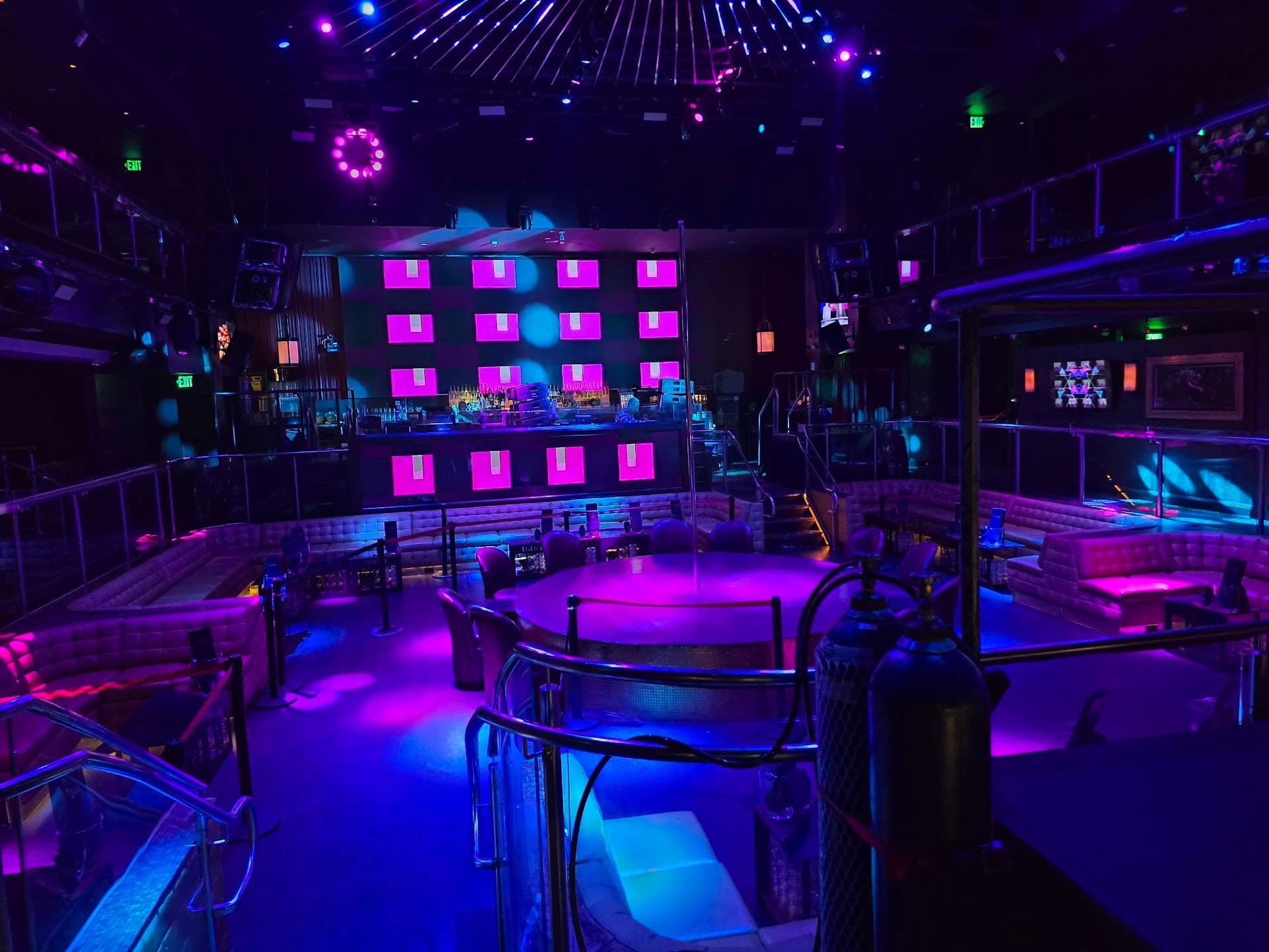 E11EVEN MIAMI nightlife interior atmosphere with vibrant lighting