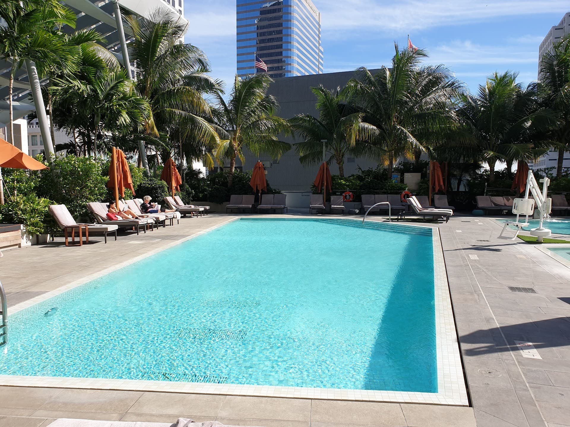 EAST Miami hotel pool area in Miami