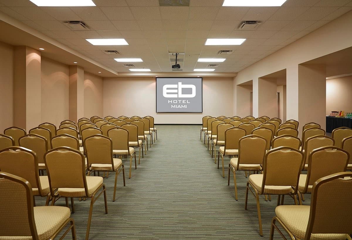 Event space at EB Hotel Miami for conferences