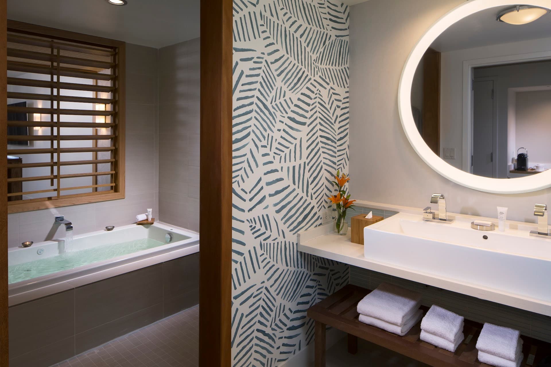 Luxurious bathroom at Eden Roc Miami Beach