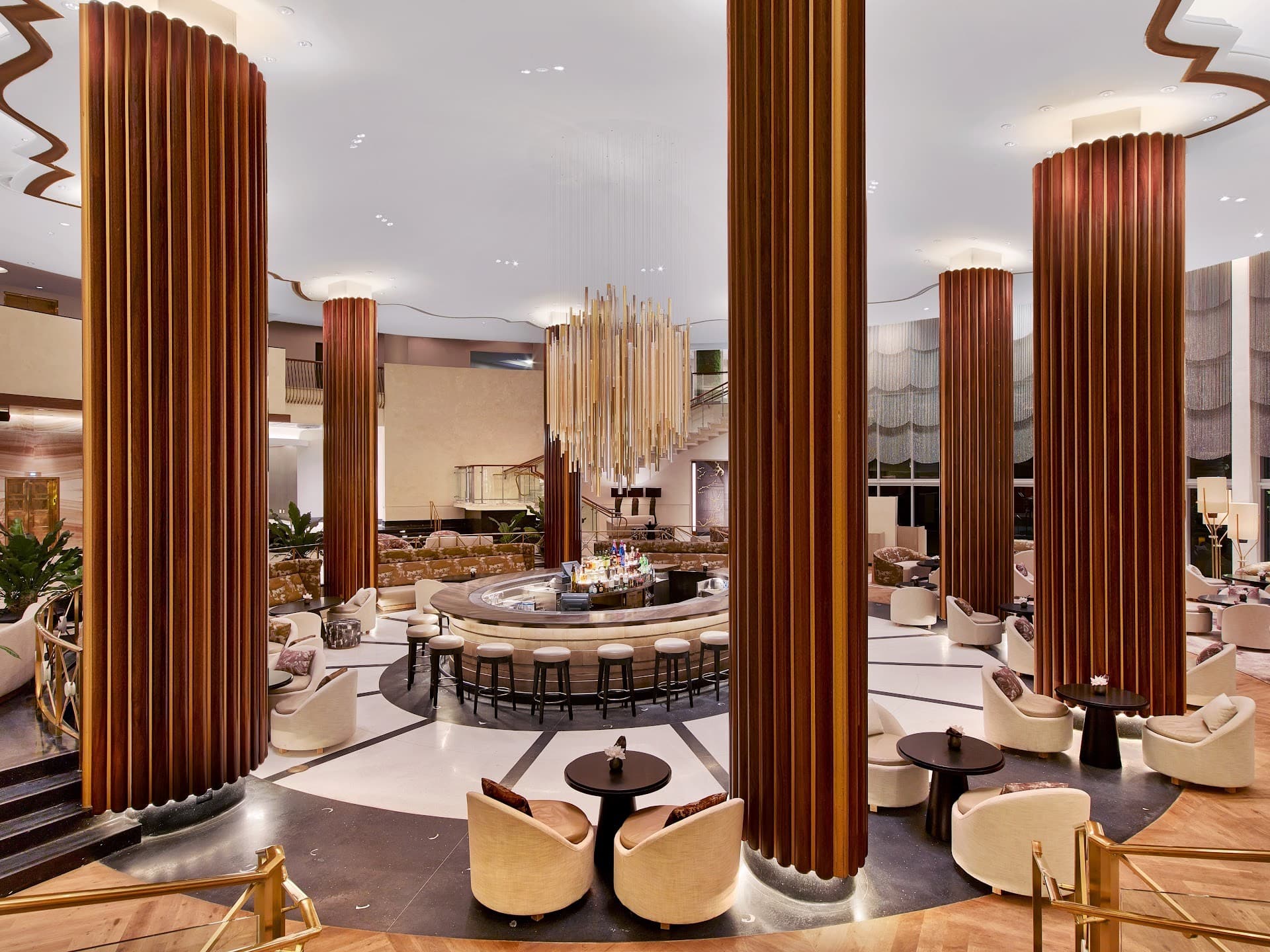 Eden Roc Miami Beach hotel lobby interior design