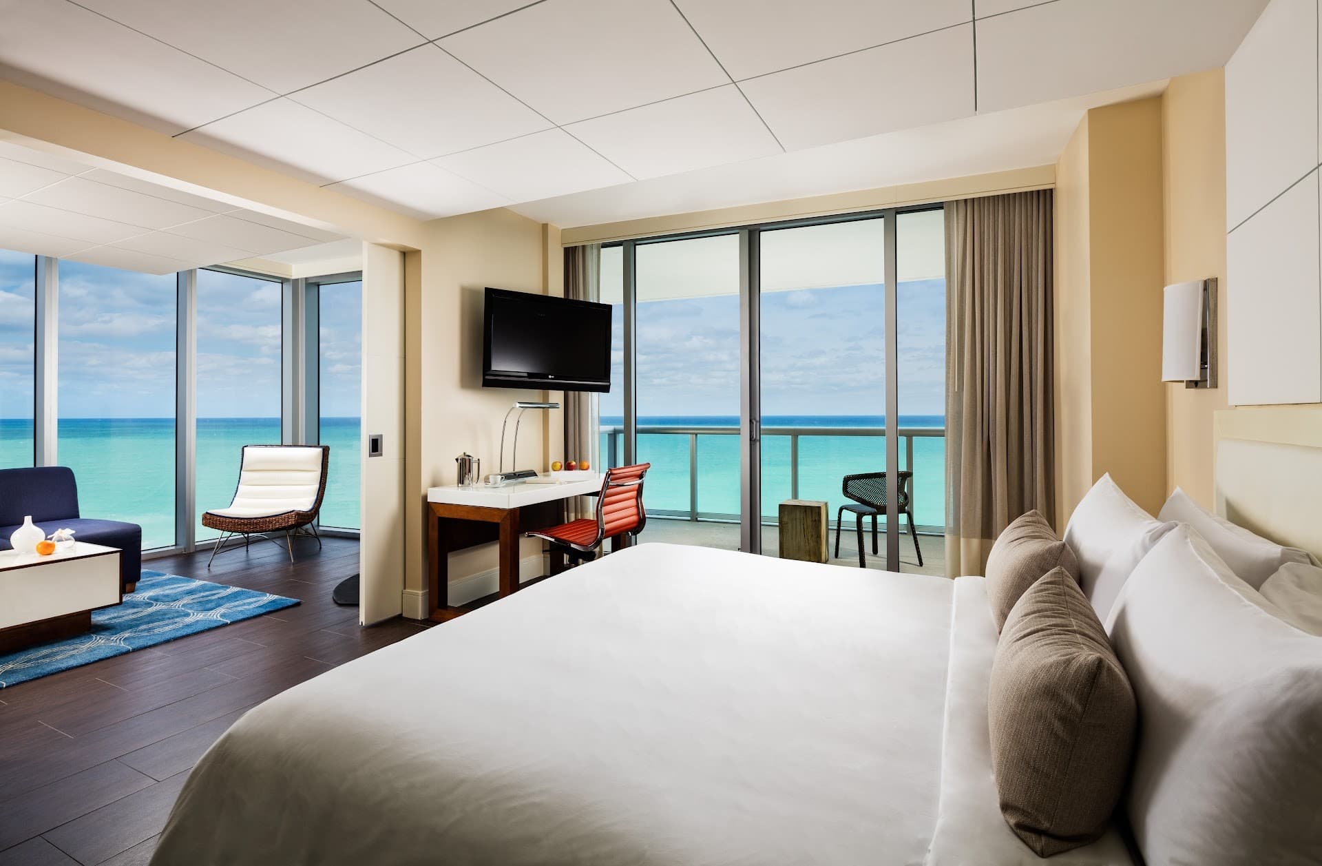 Eden Roc Miami Beach hotel room with ocean view