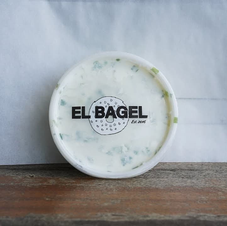 El Bagel cream cheese in Coconut Grove