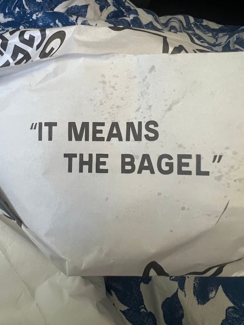 El Bagel restaurant sign in Coconut Grove