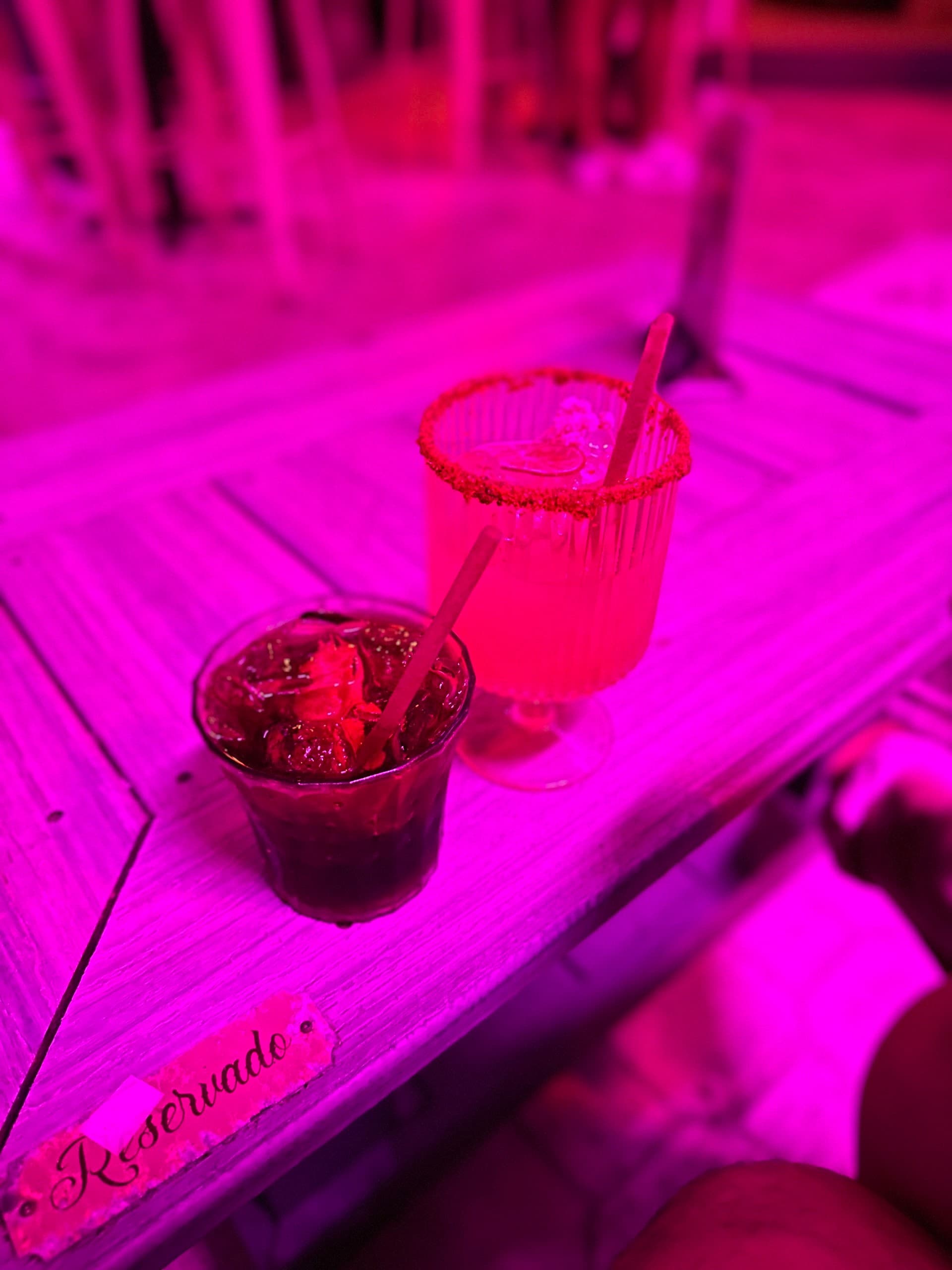 Cocktails at El Patio Wynwood in Miami nightlife
